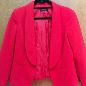 Nine West Red Kiss Front Blazer
